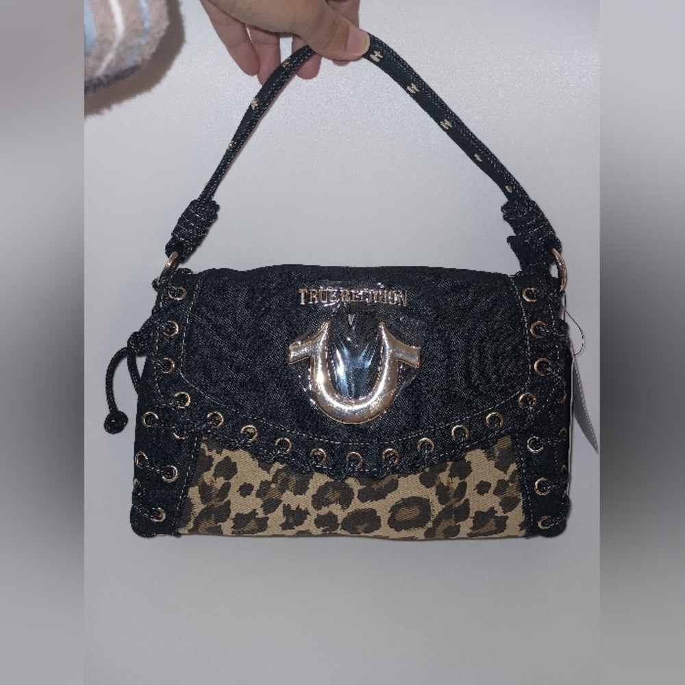 True Religion Leopard Bag